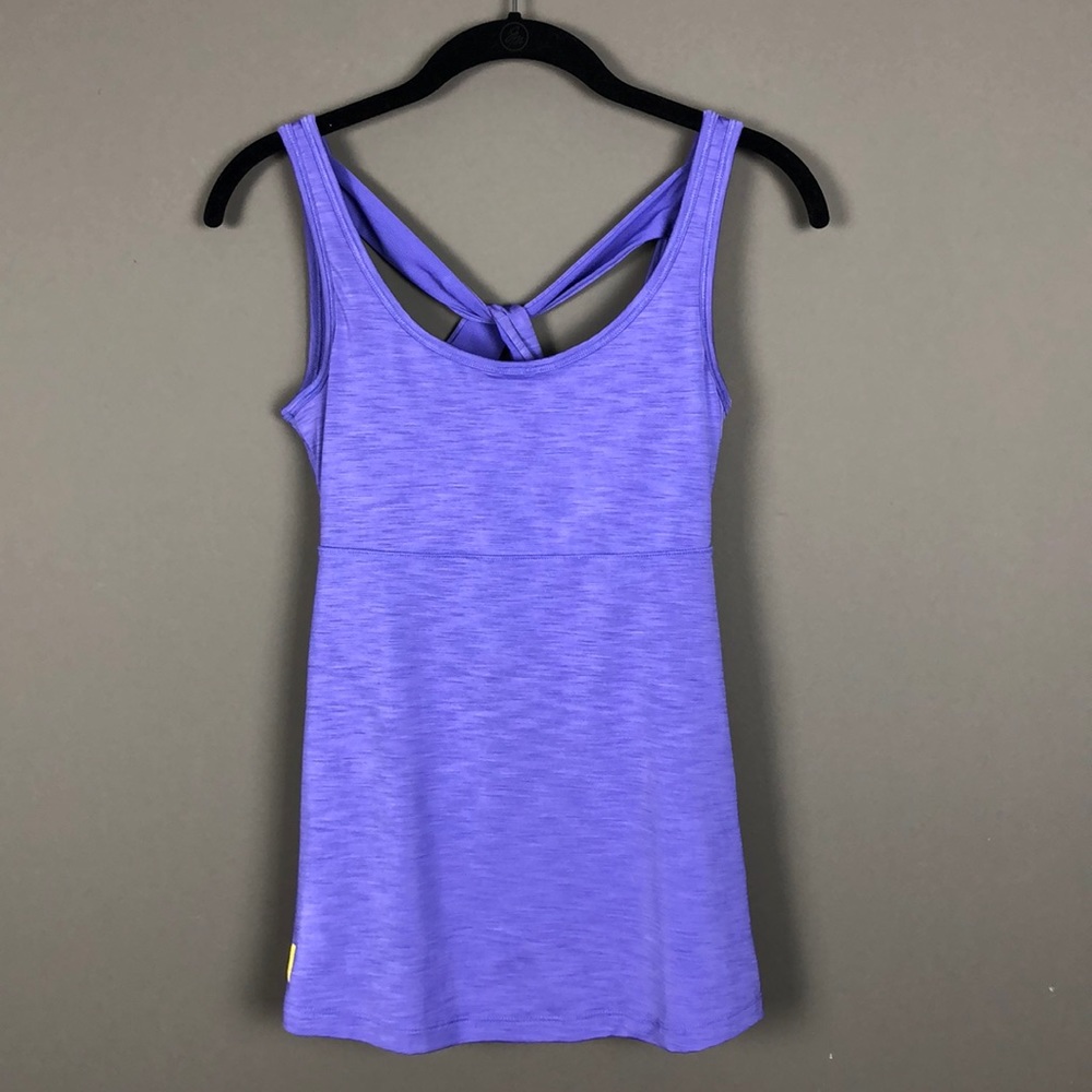 Lole l Purple Woven Back Tank